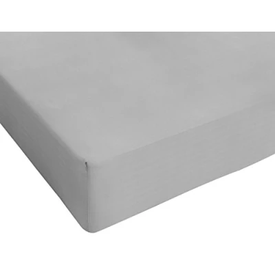 Afbeelding van Max color Beddoek 25cm Hoek, 100% katoen, lichtgrijs, klein dubbel