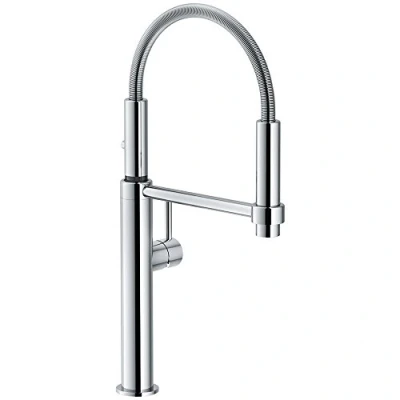 Afbeelding van Franke Pescara Semi Pro 360 Keukenkraan flexibele uitloop rvs look 115.0393.977