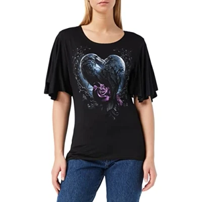 Afbeelding van Spiral Top 3XL RAVEN HEART Zwart