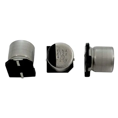 Afbeelding van Elko condensator 10x radiaal 470µF 25V SMD elektrolytische tot 105C 470uF van Elna