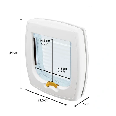 Afbeelding van Ferplast Kattenluik Swing 1 Wit