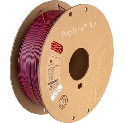 Afbeelding van Polymaker PolyTerra™ PLA Dual Mixed Berries (Red Dark Blue)