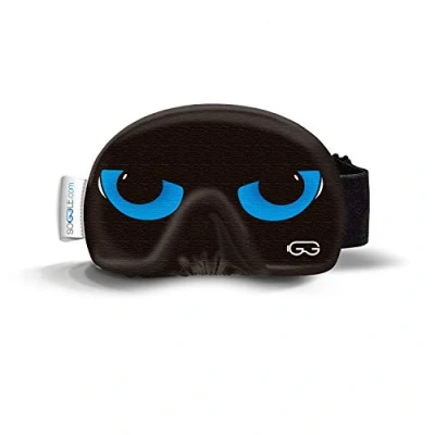 Afbeelding van Soggle Beschermhoes voor skibril, microvezel, eenheidsmaat, kleur: Eyes 02 Blue