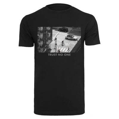 Afbeelding van Mister Tee Trust NO ONE Tshirt print, Heren, Maat: 3XL, Black