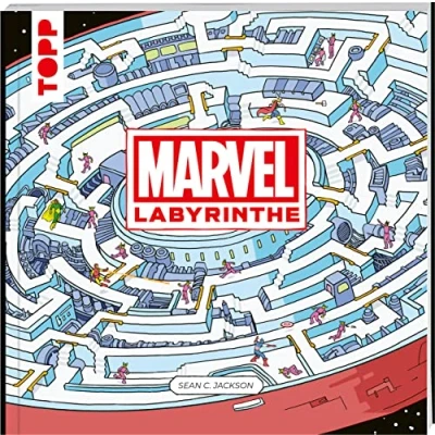 Afbeelding van Marvel Labyrinthe: Finde deinen Weg durch Das größte Comic Universum. offizielle Rätselbuch zu den Superhelden mit mehr als 30 Missionen