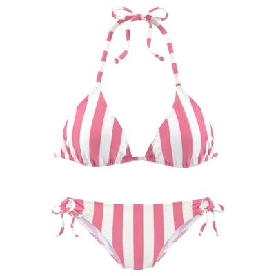 Afbeelding van Venice Beach Triangel 2 SET Bikini, Dames, Maat: 32xA/B, Rosa / weiß
