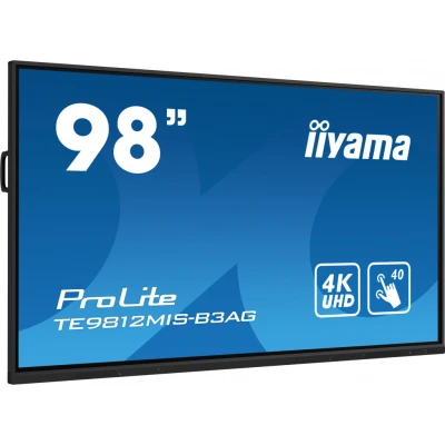 Afbeelding van Iiyama ProLite TE9812MIS B3AG Digital Signage display Energielabel: G (A G) 247.7 cm 97.5 inch 3840 x 2160 Pixel 24/7