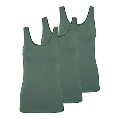 Afbeelding van VERO MODA Dames Vmmaxi My Soft Uu Tank Noos Top, 3 x laurel kranen, XL