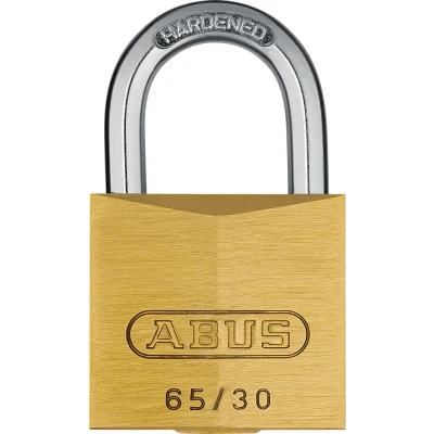 Afbeelding van Abus 65/30 messing hangslot gelijksluitend 30 mm