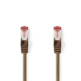 Afbeelding van CAT6 S/FTP Netwerkkabel RJ45 Male 7,5 m Bruin Nedis