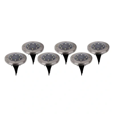 Afbeelding van näve Led tuinlamp Kian solarlamp met een grondpen, set van 6 (6 stuks)