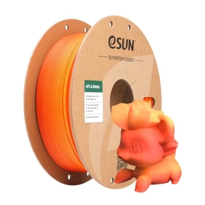 Afbeelding van eSUN Mat Regenboog PLA Filament 1.75mm, Veelkleurig 3D Printer PLA, 1KG Spoel (2.2 LBS) Kleurveranderend voor Printers, Zonnestraal kleur