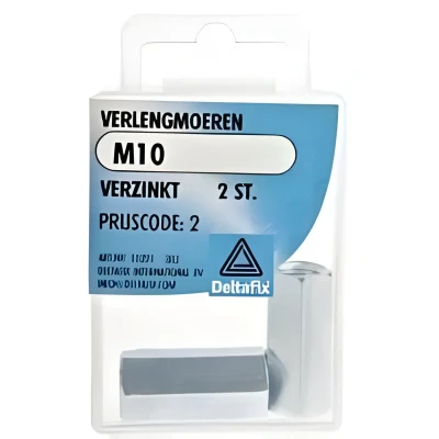 Afbeelding van Deltafix Verlengmoeren M10 2 stuks
