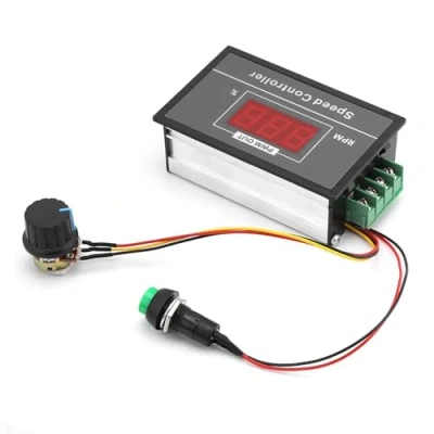 Afbeelding van DC6 60V PWM Motor Speed Controller Traploos Snelheidsregelaar Digitale Display Elektronische Gouverneur