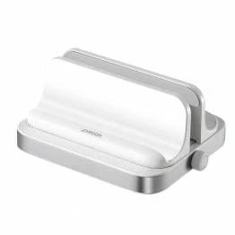 Afbeelding van Verstelbare houder voor MacBook / PC laptop met iPhone/iPad Wit
