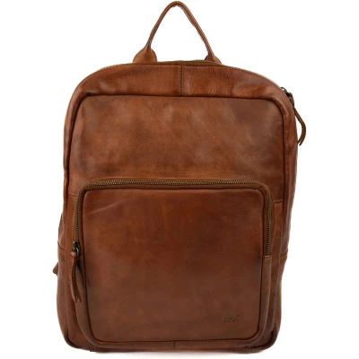 Afbeelding van Bear Design Luca Leren Laptoprugzak 15,6 inch Cognac