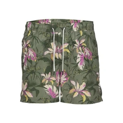 Afbeelding van JACK &amp; JONES PANTS STUDIO zwemshort JPSTFIJI groen/roze