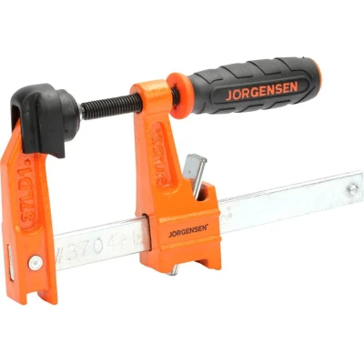 Afbeelding van JORGENSEN 2391322 Lichte staalklem voor zware belasting Spanbreedte (max.):100 mm Afmeting, lengte: 195 Afm. werkbereik:100
