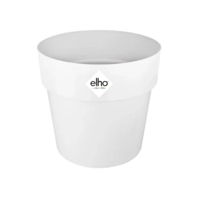 Afbeelding van B.for original rond 25 bloempot wit binnen dia. x h 23,2 cm elho
