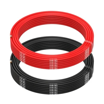 Afbeelding van MMOBIEL 16 AWG Siliconen Elektrische Draad Gauge (1,31mm²) Vertinde Koperkabel 2 Aparte Draden Rood &amp; Zwart Elk 10 m voor RC, Drones, 3D Printers, Batterijen, Luidsprekerdraden, Led Strips