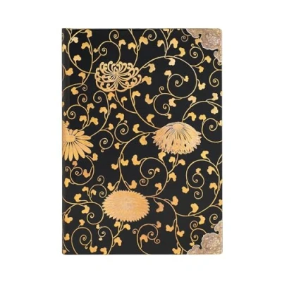 Afbeelding van Paperblanks Japanese Lacquer Boxes Karakusa Midi Gelinieerd