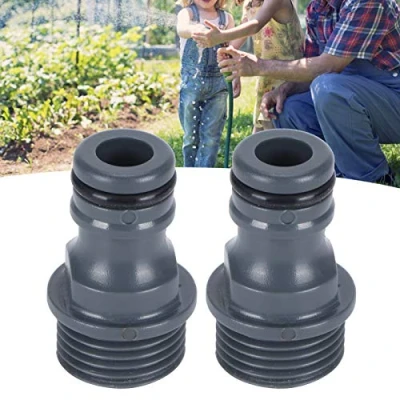 Afbeelding van Kraan Connector, 2 Stks G1/2 Buitendraad Quick Connector Tuin Slang Tap Adapter Irrigatie Tool Apparaatadapters Snelkoppeling Tuinslang