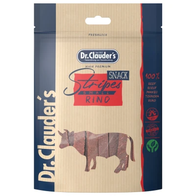 Afbeelding van Dr.Clauder&#039;s Snack Rundvleesstrips Hondensnacks Rund 80 g