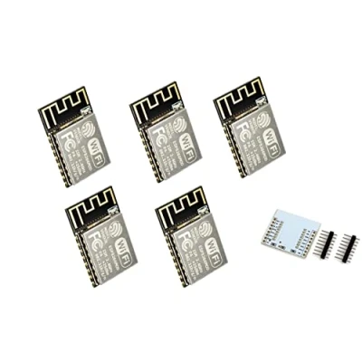Afbeelding van 5pcs ESP 12S ESP12S ESP8266 Serial WIFI Module (upgrade 12) +5pcs Plate Expansion
