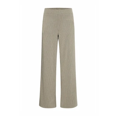 Afbeelding van b.young Byrowan WIDE Broek, Dames, Maat: Large, Roasted cashew melange