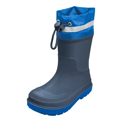 Afbeelding van Playshoes Uniseks regenlaarzen voor kinderen, gevoerde rubberlaarzen, Marine gevoerd, 25 EU