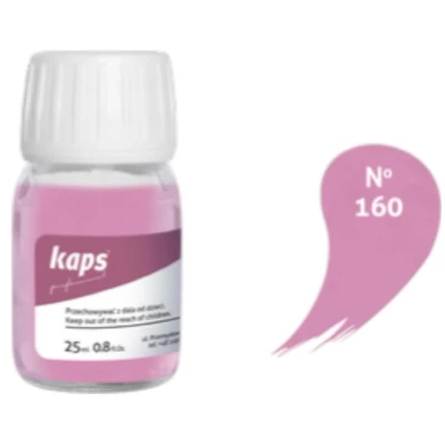 Afbeelding van Kaps super color leer &amp; kunstleer verf inc.cleaner (160) Roze 25ml