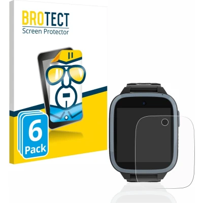 Afbeelding van BROTECT Screenprotector voor Xplora XGO3 / Kidzi Let&#039;s Go Folie Beschermfolie transparant (6 Stuks)