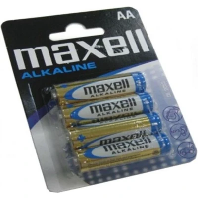 Afbeelding van 4x Alkaline batterij Maxell LR6/AA BL020