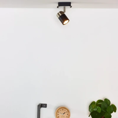 Afbeelding van Lucide LENNERT Plafondspot LED Dimb. GU10 1x5W Zwart