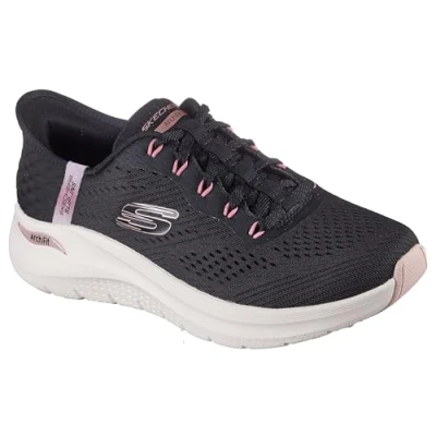 Afbeelding van Skechers Dames Arch FIT 2.0 Easy Chic Sneaker, Zwart, 36 EU, 38 EU