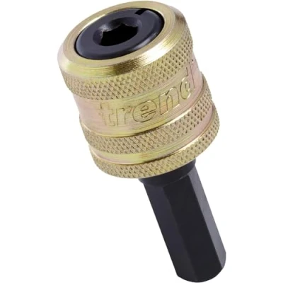 Afbeelding van Trend Snappy Quick Chuck, 3/8 Inch Hex Shank, Efficiënt Verwisselbaar Accessoire Systeem, SNAP/QC, Zilver, 33.0 mm*150.0 mm*82.0 mm