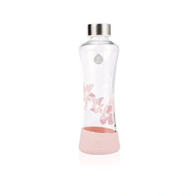 Afbeelding van Waterfles Paars Magnolia 550 Ml Glas Equa Esprit Squeeze 7,7 X 24 Cm