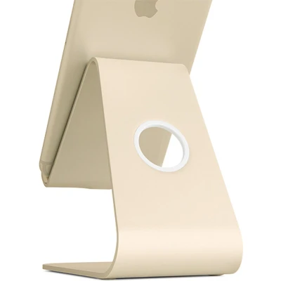 Afbeelding van Rain Design mStand Mobile Aluminium Stand voor Tablet iPhone Ipad Mini Goud