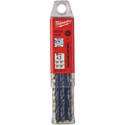 Afbeelding van Metaalboor Hss R 4,2 X 75 Mm (10 Stuks)