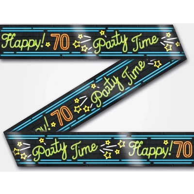 Afbeelding van Afzet lint 70 jaar Neon 12mtr