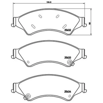 Afbeelding van Brembo Remblokset P 24 153