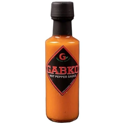 Afbeelding van Gabko Orange Habanero Hot Sauce (100 ml) extra scherpe saus van sinaasappel chili bekroonde chilisaus met 90% gehalte