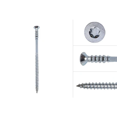 Afbeelding van Stelschroeven Verzinkt 6 x 120 mm Torx 25 Doos 100 stuks