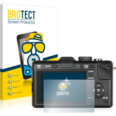 Afbeelding van BROTECT Screenprotector voor Panasonic Lumix DMC GF1 Folie Beschermfolie matte (2 Stuks)