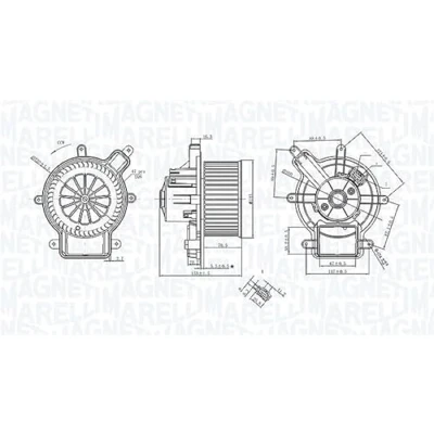 Afbeelding van Magneti Marelli Kachelventilator 069412398010