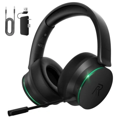 Afbeelding van Gvyugke draadloze gaming headset voor Xbox Series XS, One, PS5, PS4, Noise Cancelling Bluetooth 5.3 hoofdtelefoon, pc met microfoon