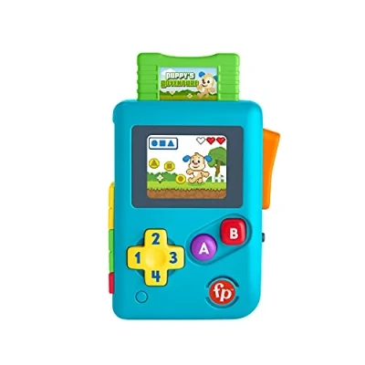 Afbeelding van Fisher Price Laugh &amp; Learn Lil’ Gamer UK English Edition, educational musical activity toy for baby and toddlers ages 6 36 months, HBC89