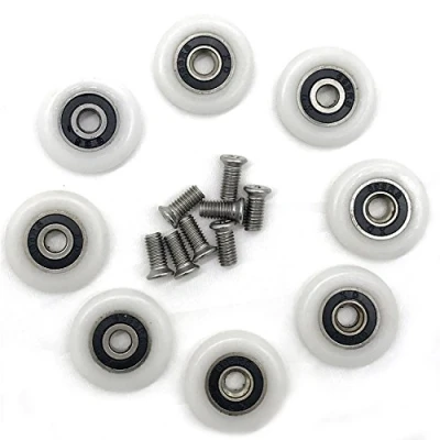 Afbeelding van 8 x douchedeurrollen (23 mmM5screw)