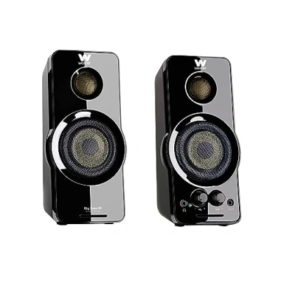 Afbeelding van Woxter Big Bass 95 Multimedia stereo luidspreker, 20 W, Potent, 3,5 mm aansluiting, toetsen en AUX verbindingen CASCOS voor, eindigend piano pc/smartphones spelconsoles