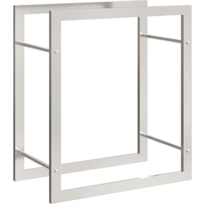Afbeelding van Haardhoutrek 50x28x56 cm roestvrij staal